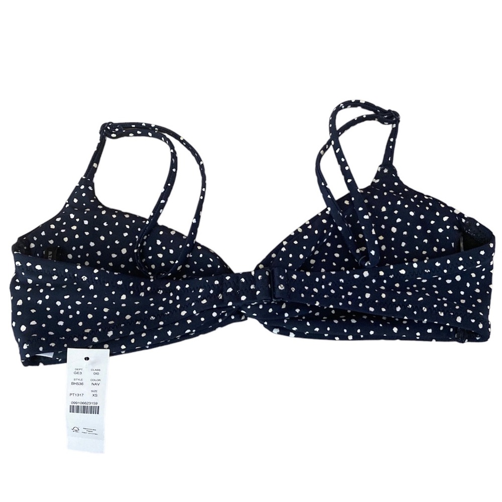 J Crew Strappy Twist Bikini Top in Dot size XS - Picture 7 of 14